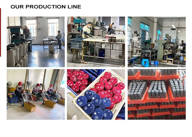 PRODUCTION LINE OF ABRASIVE BRUSHES